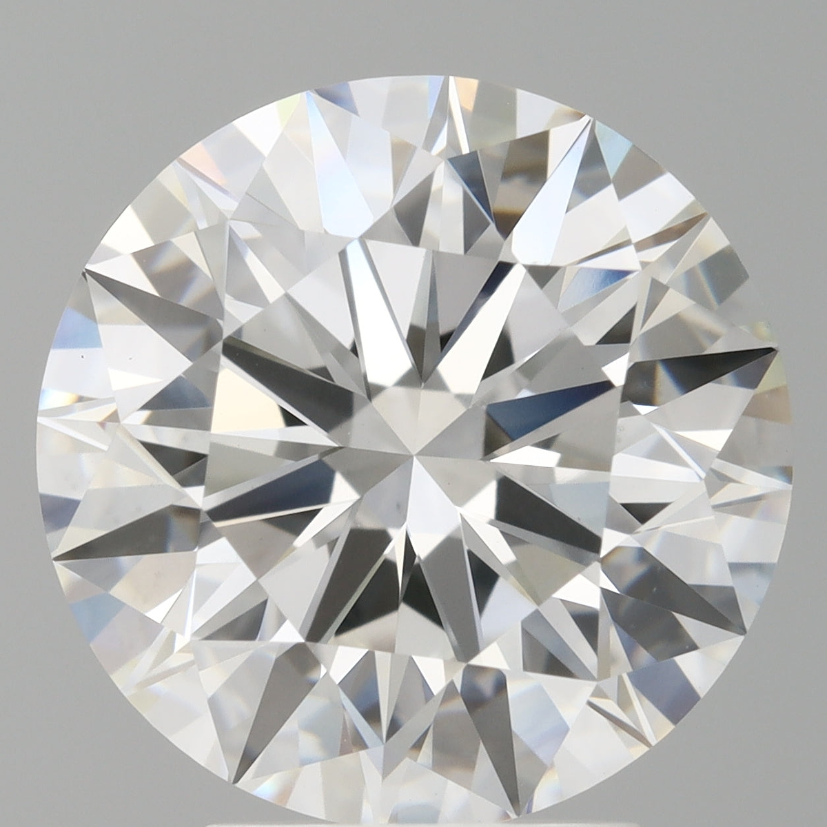 4.10 Carat Round Shaped, Ideal Cut, E Color, VVS2 Clarity, IGI Certified Lab Grown Diamond