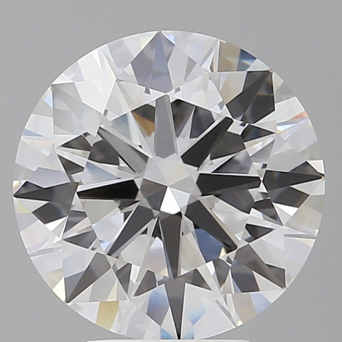 5.08 Carat Round Shaped, Ideal Cut, E Color, VVS2 Clarity, IGI Certified Lab Grown Diamond