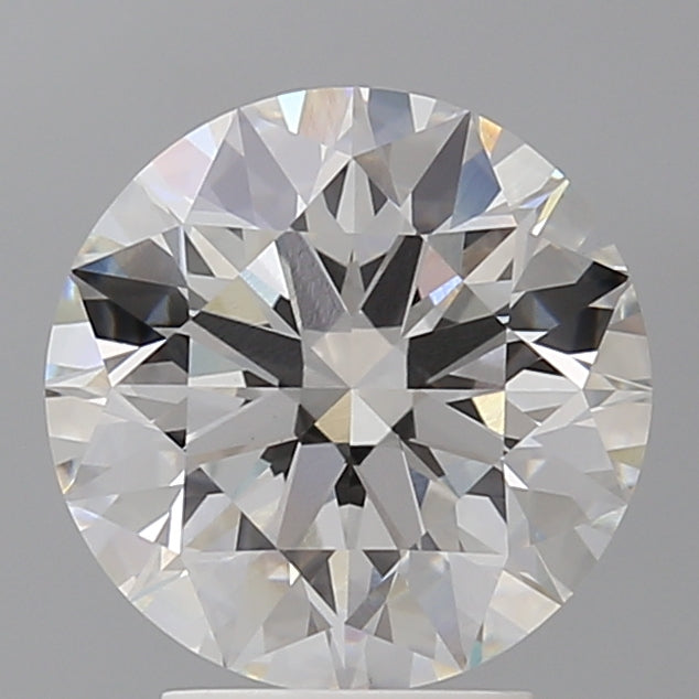 3.53 Carat Round Shaped, Ideal Cut, F Color, VVS2 Clarity, IGI Certified Lab Grown Diamond