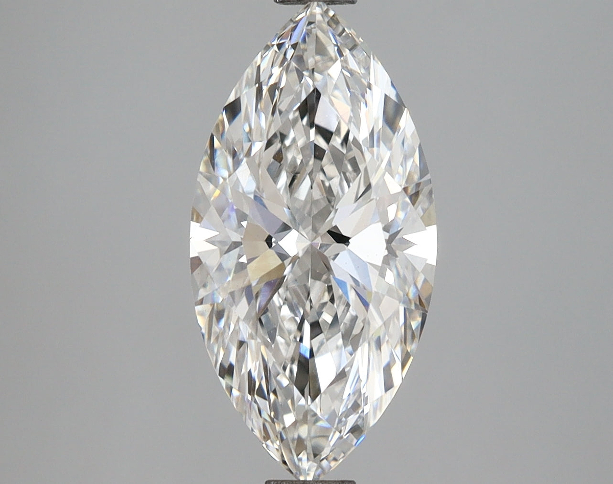 2.57 Carat Marquise Shaped, Ideal Cut, F Color, VS1 Clarity, IGI Certified Lab Grown Diamond