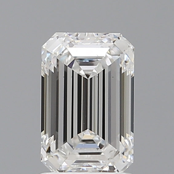 1.57 Carat Emerald Shaped, Ideal Cut, E Color, VS2 Clarity, IGI Certified Lab Grown Diamond