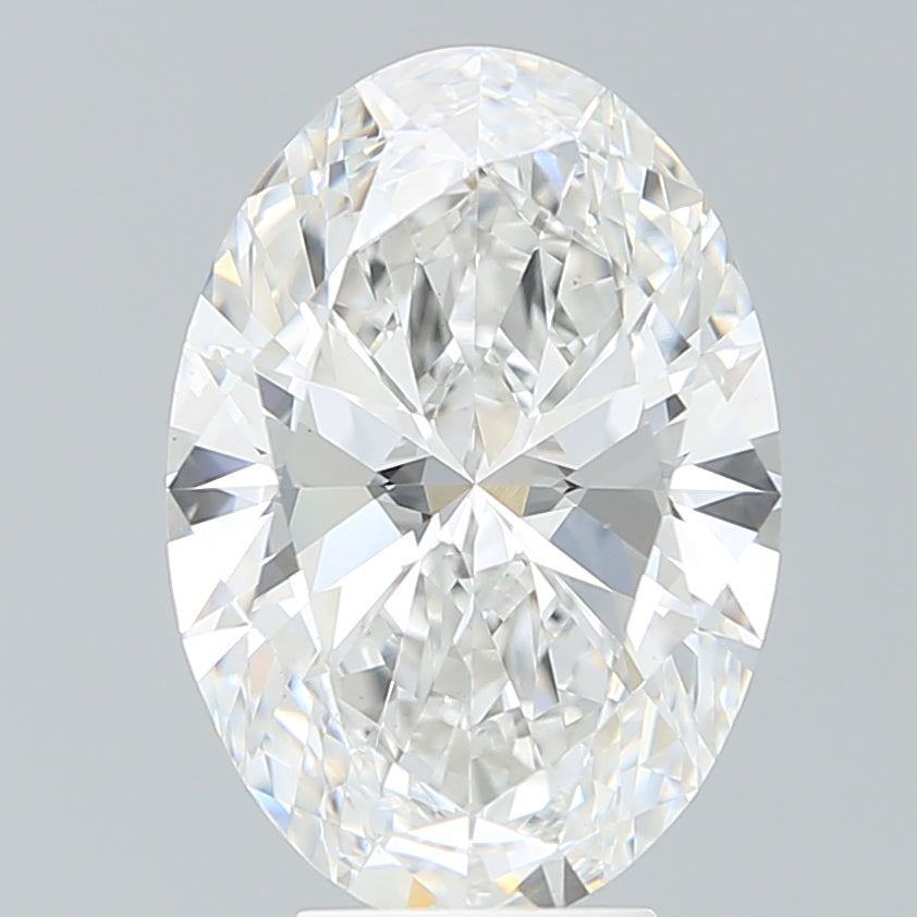 5.42 Carat Oval Shaped, Ideal Cut, F Color, VS1 Clarity, IGI Certified Lab Grown Diamond