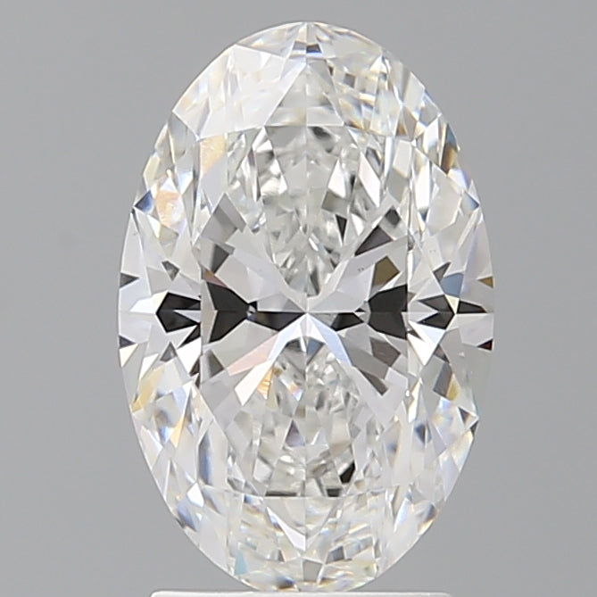 2.53 Carat Oval Shaped, Ideal Cut, E Color, VS1 Clarity, IGI Certified Lab Grown Diamond