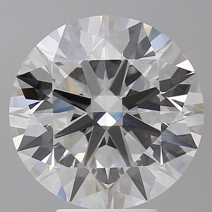 5.53 Carat Round Shaped, Ideal Cut, E Color, VVS2 Clarity, IGI Certified Lab Grown Diamond