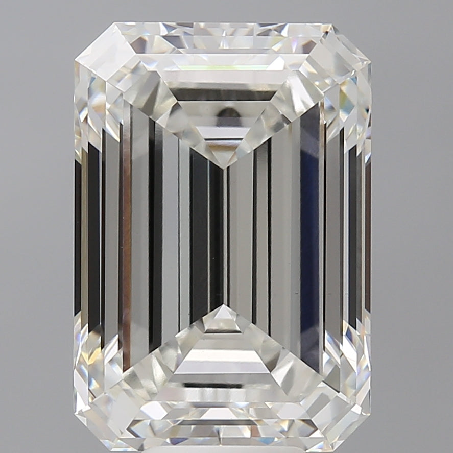 10.09 Carat Emerald Shaped, Ideal Cut, G Color, VS1 Clarity, IGI Certified Lab Grown Diamond