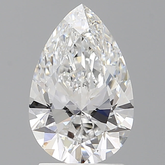 2.06 Carat Pear Shaped, Ideal Cut, D Color, VVS2 Clarity, IGI Certified Lab Grown Diamond