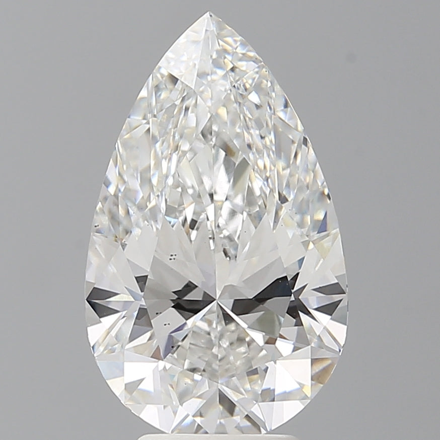 4.52 Carat Pear Shaped, Ideal Cut, E Color, VS2 Clarity, IGI Certified Lab Grown Diamond