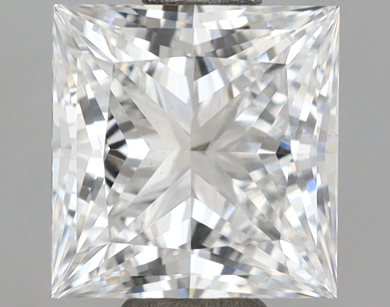 1.10 Carat Princess Shaped, Ideal Cut, D Color, VS1 Clarity, IGI Certified Lab Grown Diamond