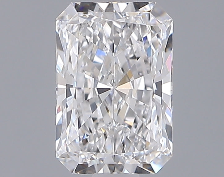 1.35 Carat Radiant Shaped, Ideal Cut, E Color, VVS2 Clarity, IGI Certified Lab Grown Diamond
