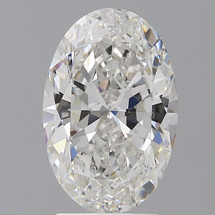 3.04 Carat Oval Shaped, Ideal Cut, E Color, VVS2 Clarity, IGI Certified Lab Grown Diamond