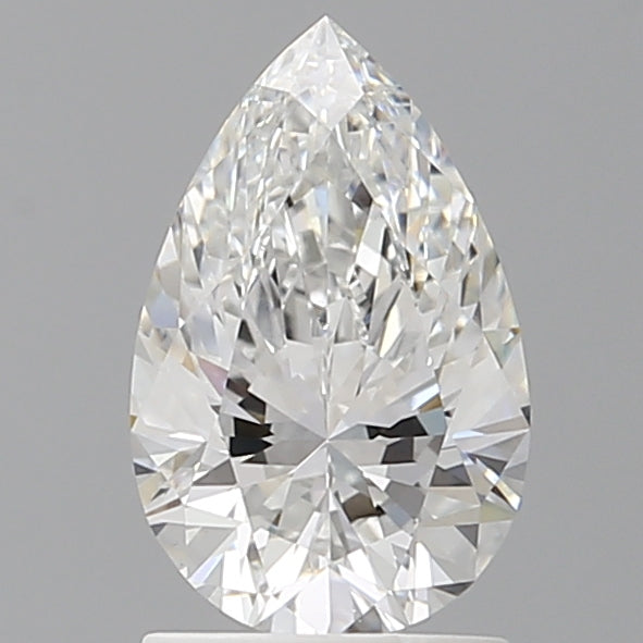 1.53 Carat Pear Shaped, Ideal Cut, E Color, VVS2 Clarity, IGI Certified Lab Grown Diamond