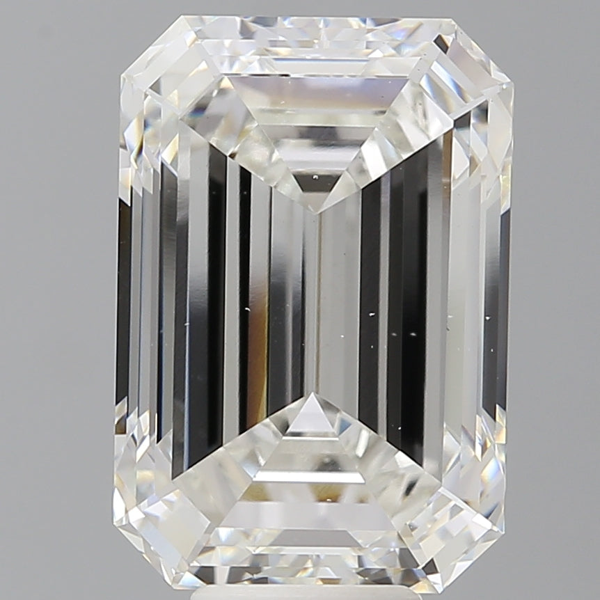 9.50 Carat Emerald Shaped, Excellent Cut, F Color, VS1 Clarity, IGI Certified Lab Grown Diamond