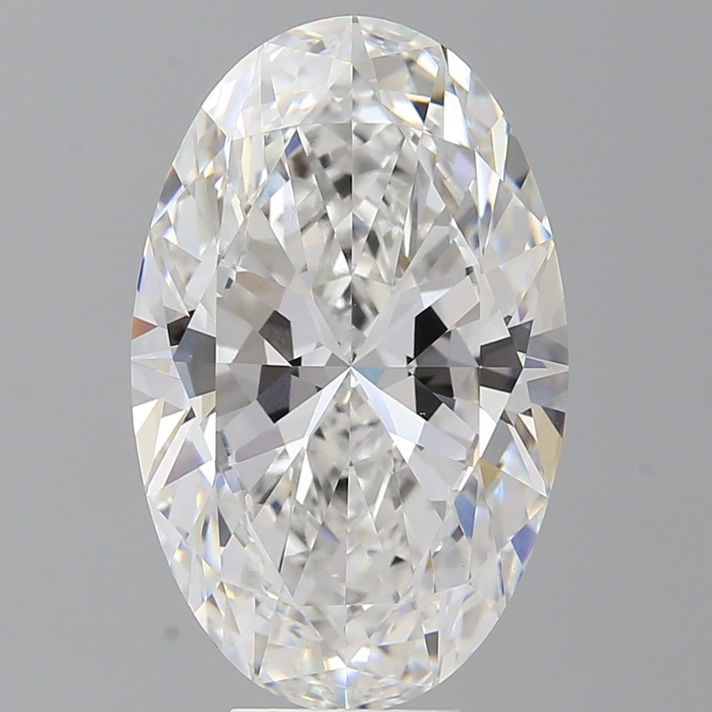 8.58 Carat Oval Shaped, Ideal Cut, E Color, VVS2 Clarity, IGI Certified Lab Grown Diamond