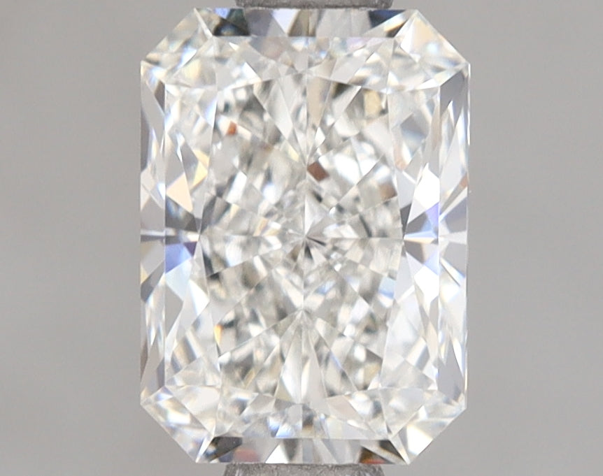 1.19 Carat Radiant Shaped, Ideal Cut, F Color, VVS2 Clarity, IGI Certified Lab Grown Diamond