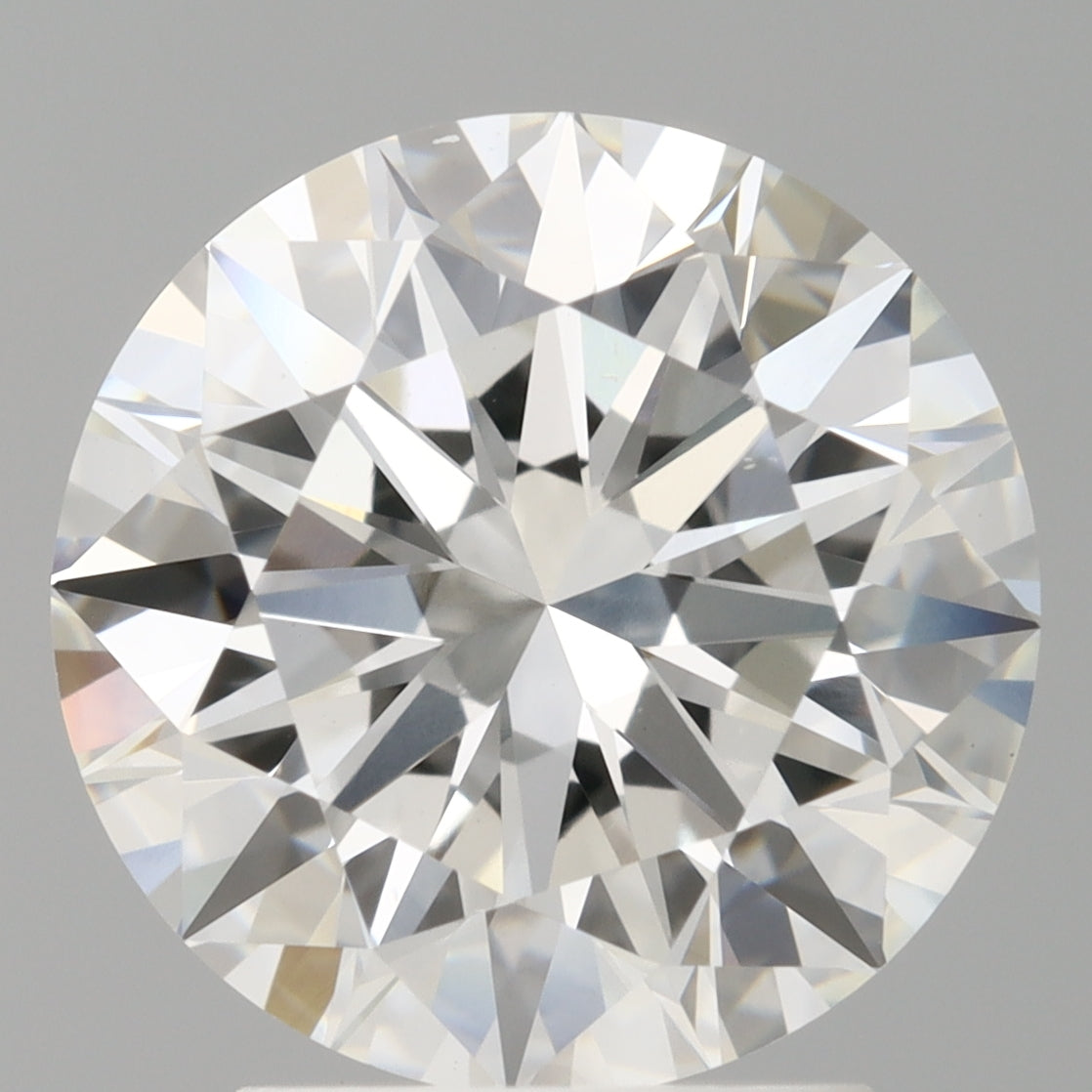 3.00 Carat Round Shaped, Excellent Cut, F Color, VS1 Clarity, IGI Certified Lab Grown Diamond