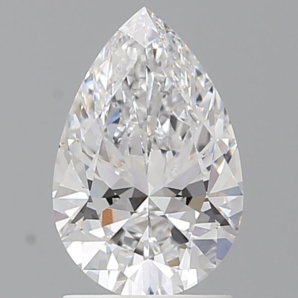 1.60 Carat Pear Shaped, Ideal Cut, D Color, VVS2 Clarity, IGI Certified Lab Grown Diamond