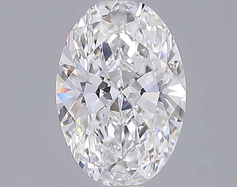 1.54 Carat Oval Shaped, Ideal Cut, D Color, VVS2 Clarity, IGI Certified Lab Grown Diamond