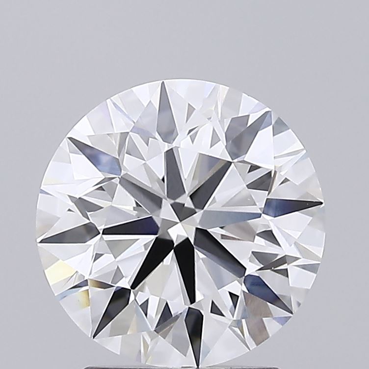 2.50 Carat Round Shaped, Excellent Cut, F Color, VVS2 Clarity, IGI Certified Lab Grown Diamond