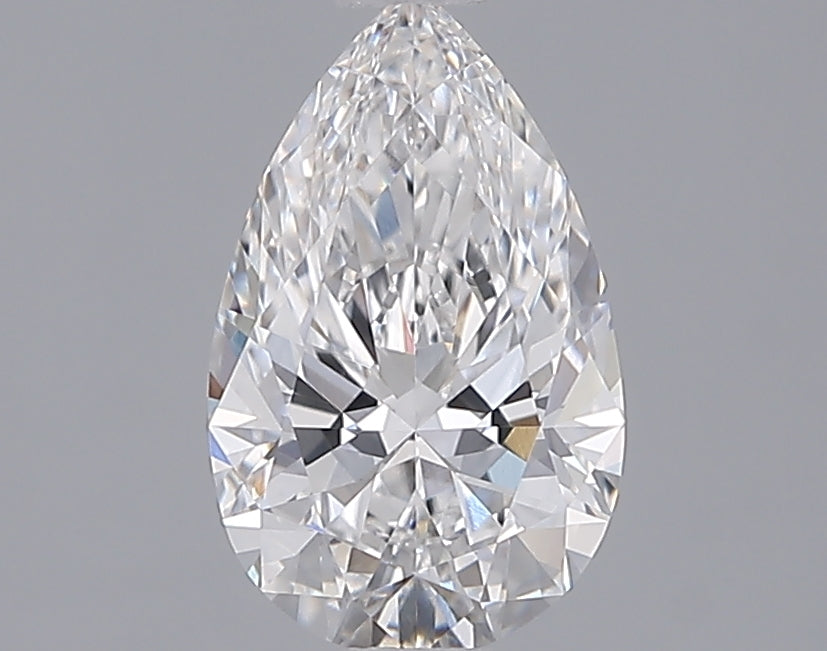 1.28 Carat Pear Shaped, Ideal Cut, D Color, VVS2 Clarity, IGI Certified Lab Grown Diamond
