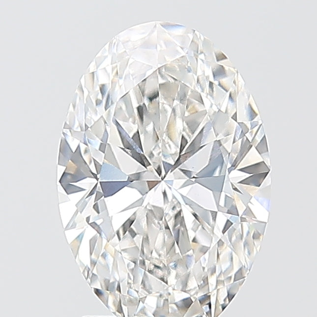 1.60 Carat Oval Shaped, Ideal Cut, E Color, VVS2 Clarity, IGI Certified Lab Grown Diamond