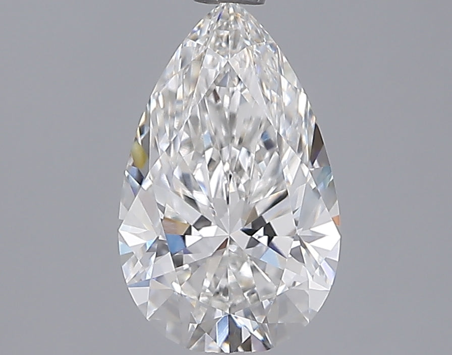 1.54 Carat Pear Shaped, Ideal Cut, F Color, VVS2 Clarity, IGI Certified Lab Grown Diamond