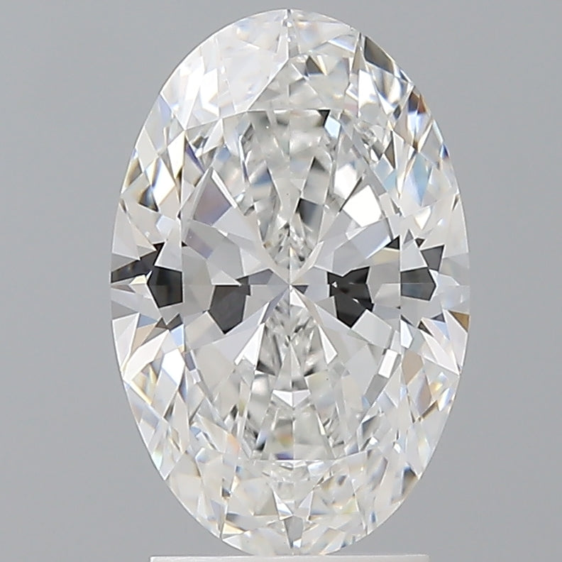 2.59 Carat Oval Shaped, Ideal Cut, E Color, VVS2 Clarity, IGI Certified Lab Grown Diamond