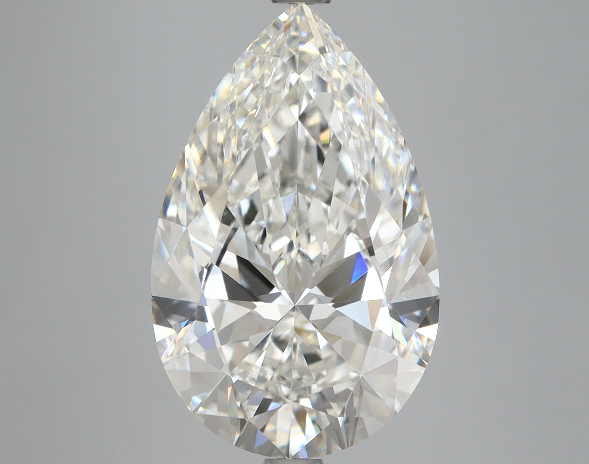 7.00 Carat Pear Shaped, Ideal Cut, F Color, VVS2 Clarity, IGI Certified Lab Grown Diamond