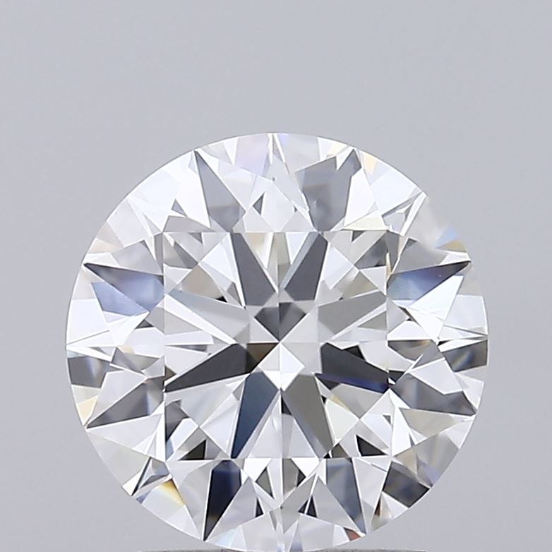 2.45 Carat Round Shaped, Ideal Cut, E Color, VVS2 Clarity, IGI Certified Lab Grown Diamond