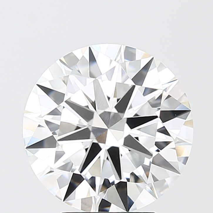 4.01 Carat Round Shaped, Excellent Cut, F Color, VVS2 Clarity, IGI Certified Lab Grown Diamond