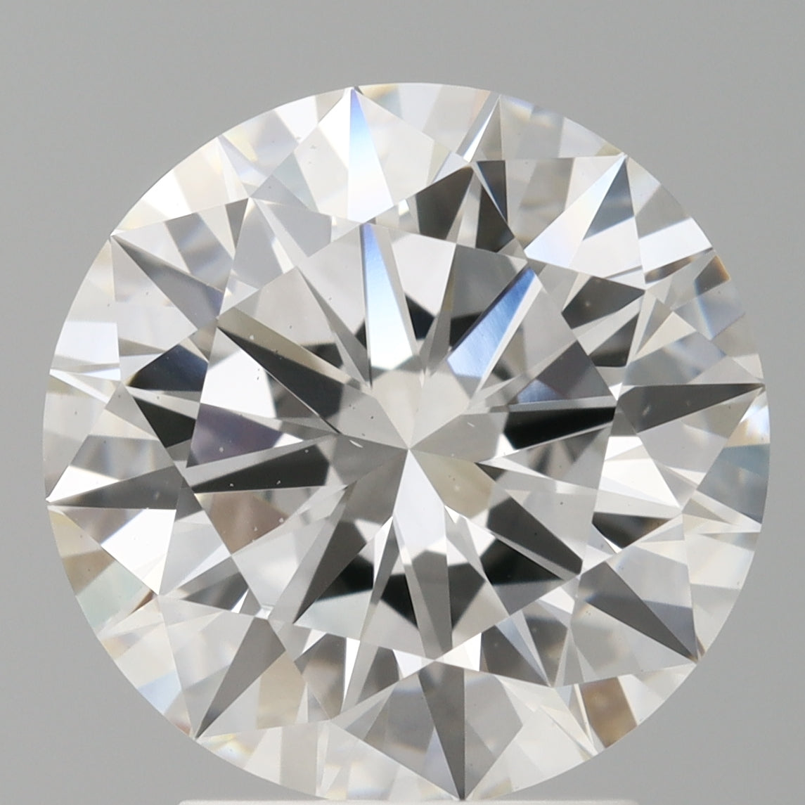 3.02 Carat Round Shaped, Ideal Cut, F Color, VVS2 Clarity, IGI Certified Lab Grown Diamond