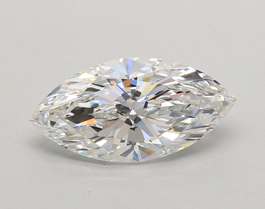 3.01 Carat Marquise Shaped, Ideal Cut, E Color, VS1 Clarity, IGI Certified Lab Grown Diamond
