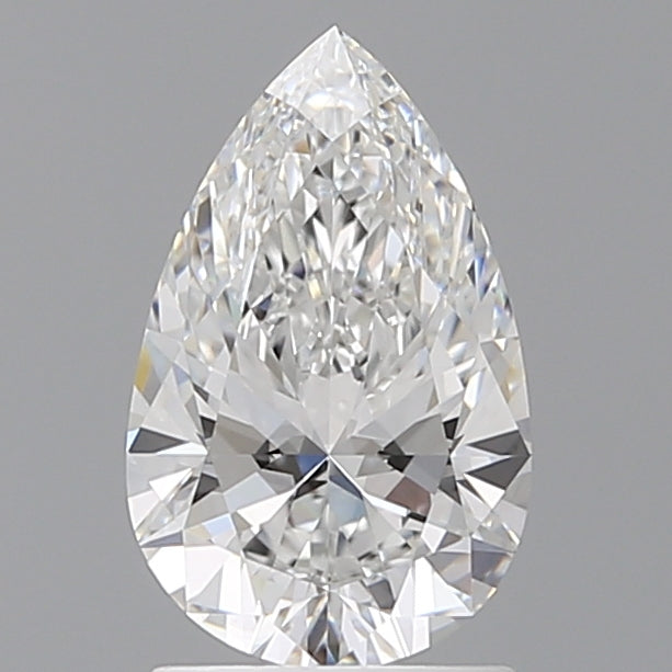 1.59 Carat Pear Shaped, Ideal Cut, E Color, VVS2 Clarity, IGI Certified Lab Grown Diamond