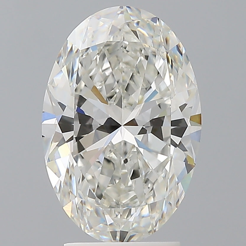 3.54 Carat Oval Shaped, Excellent Cut, F Color, VVS2 Clarity, IGI Certified Lab Grown Diamond