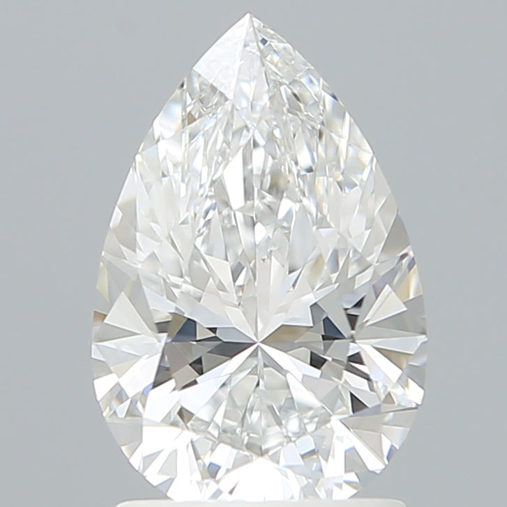 1.70 Carat Pear Shaped, Excellent Cut, D Color, VVS2 Clarity, IGI Certified Lab Grown Diamond