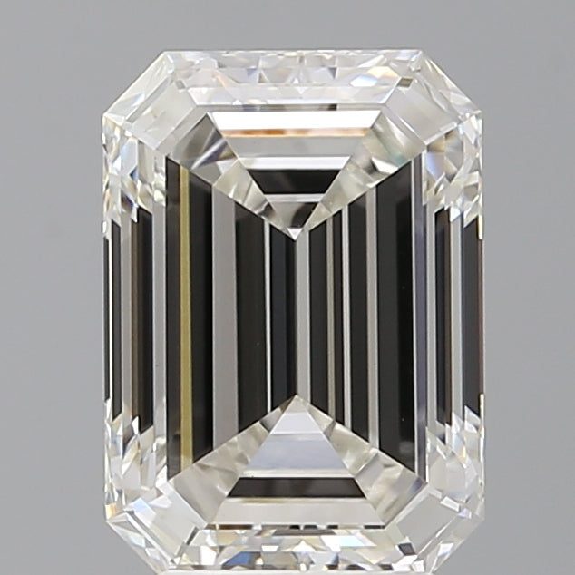 3.43 Carat Emerald Shaped, Excellent Cut, G Color, VVS2 Clarity, IGI Certified Lab Grown Diamond