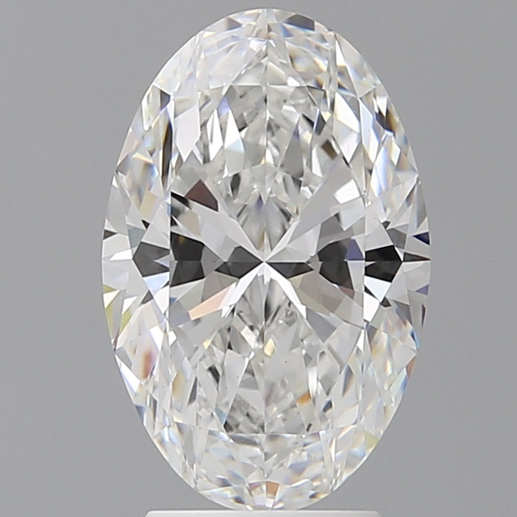 3.54 Carat Oval Shaped, Ideal Cut, E Color, VVS2 Clarity, IGI Certified Lab Grown Diamond