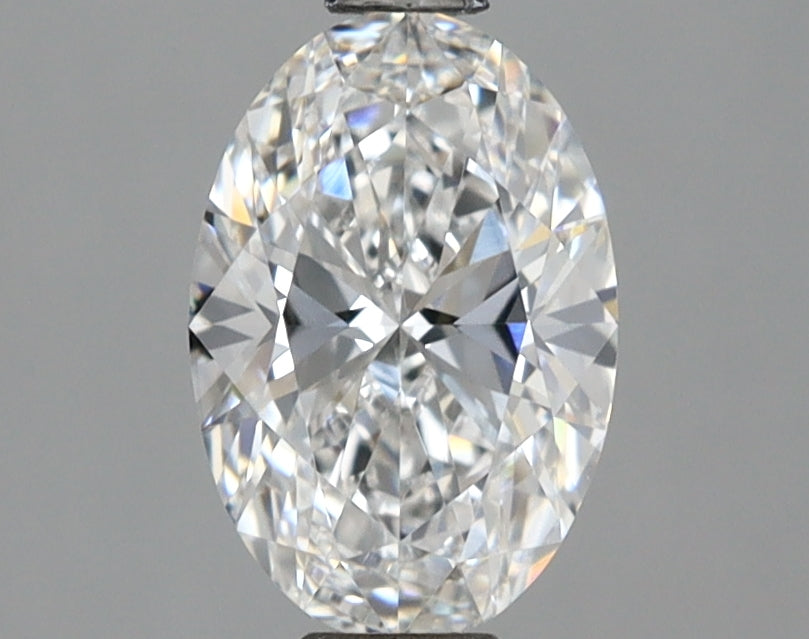 1.14 Carat Oval Shaped, Ideal Cut, D Color, VVS2 Clarity, IGI Certified Lab Grown Diamond