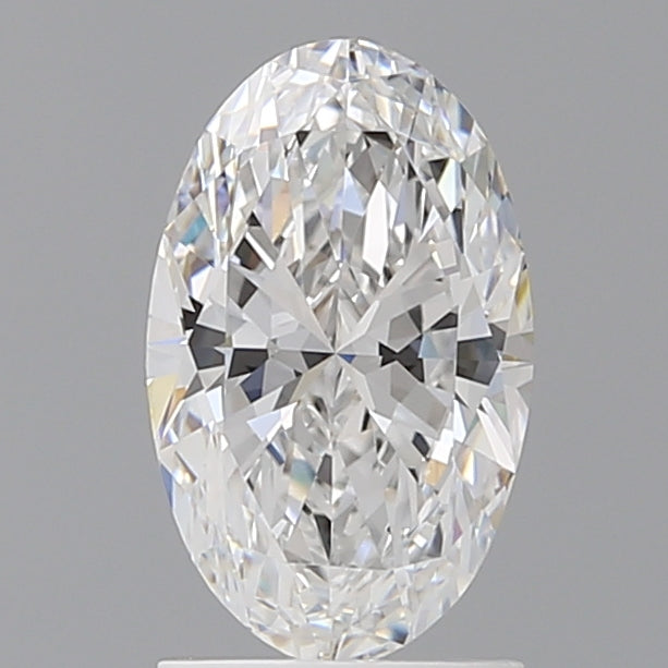 1.60 Carat Oval Shaped, Ideal Cut, E Color, VVS2 Clarity, IGI Certified Lab Grown Diamond