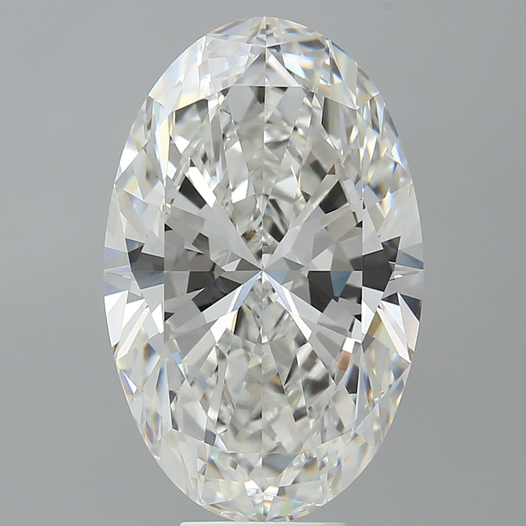 9.09 Carat Oval Shaped, Ideal Cut, F Color, VVS2 Clarity, IGI Certified Lab Grown Diamond