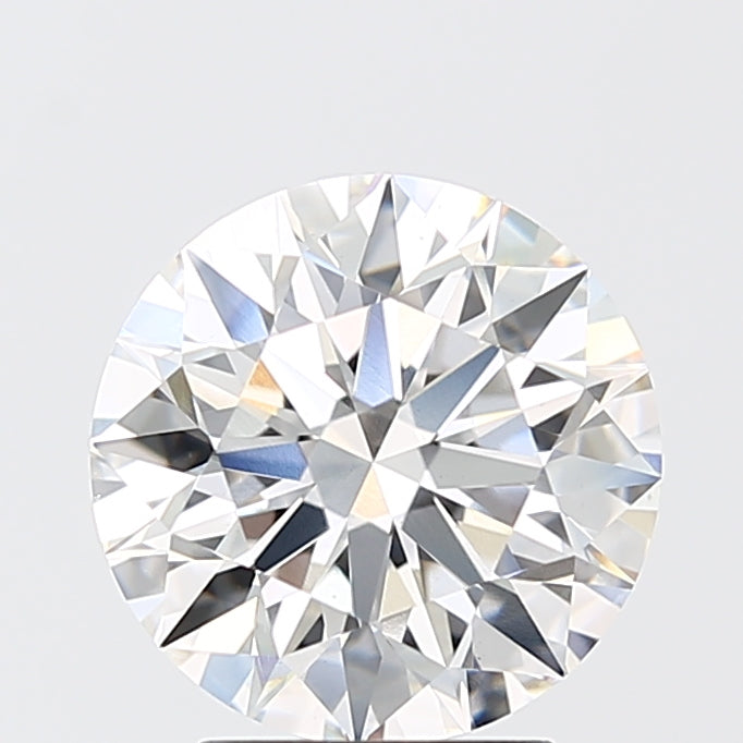 3.09 Carat Round Shaped, Ideal Cut, G Color, VS1 Clarity, IGI Certified Lab Grown Diamond