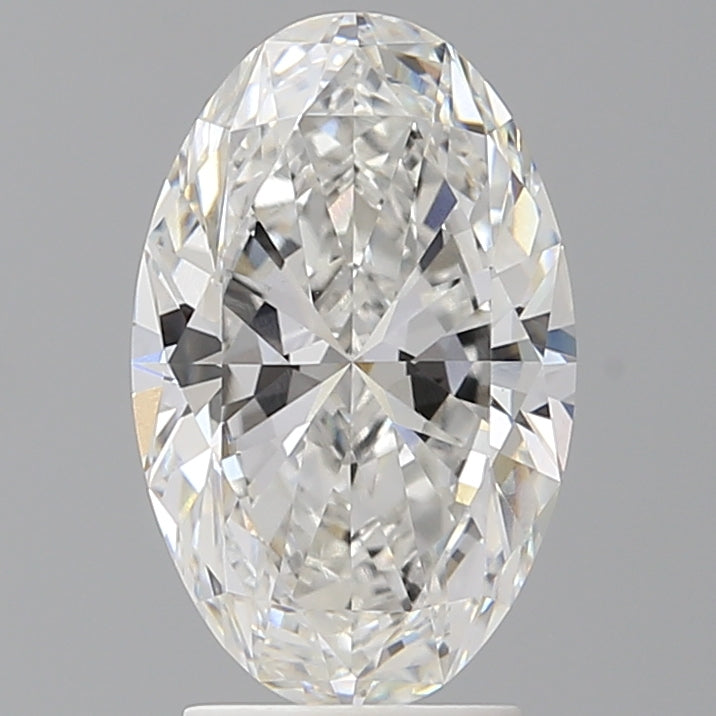 3.01 Carat Oval Shaped, Ideal Cut, E Color, VVS2 Clarity, IGI Certified Lab Grown Diamond