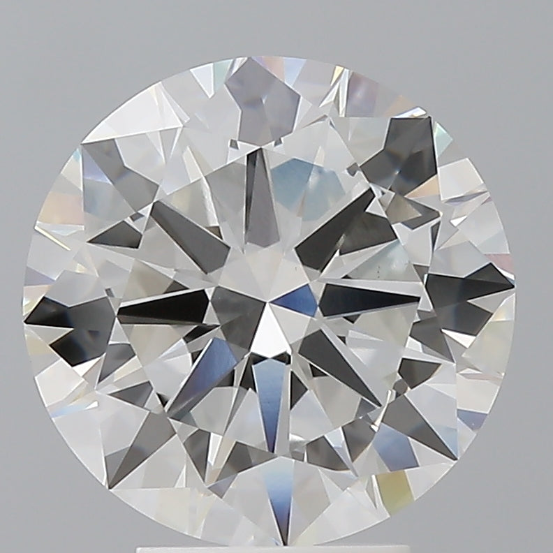 4.57 Carat Round Shaped, Excellent Cut, F Color, VVS2 Clarity, IGI Certified Lab Grown Diamond