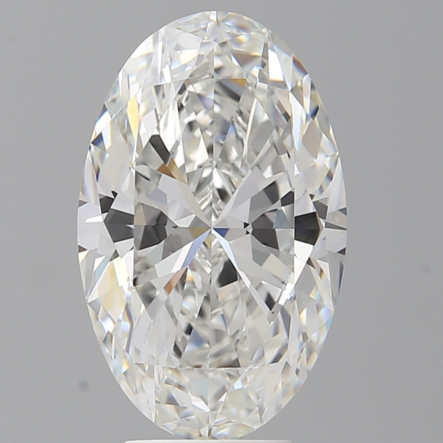 5.53 Carat Oval Shaped, Ideal Cut, F Color, VVS2 Clarity, IGI Certified Lab Grown Diamond