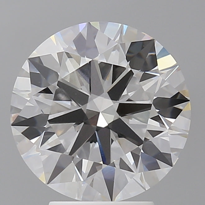 4.07 Carat Round Shaped, Ideal Cut, E Color, VVS2 Clarity, IGI Certified Lab Grown Diamond