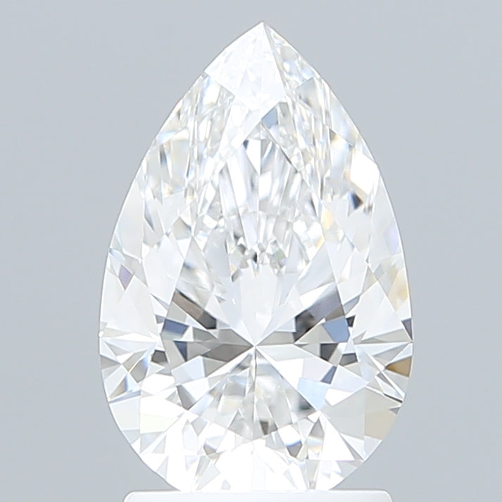 2.01 Carat Pear Shaped, Ideal Cut, D Color, VVS2 Clarity, IGI Certified Lab Grown Diamond