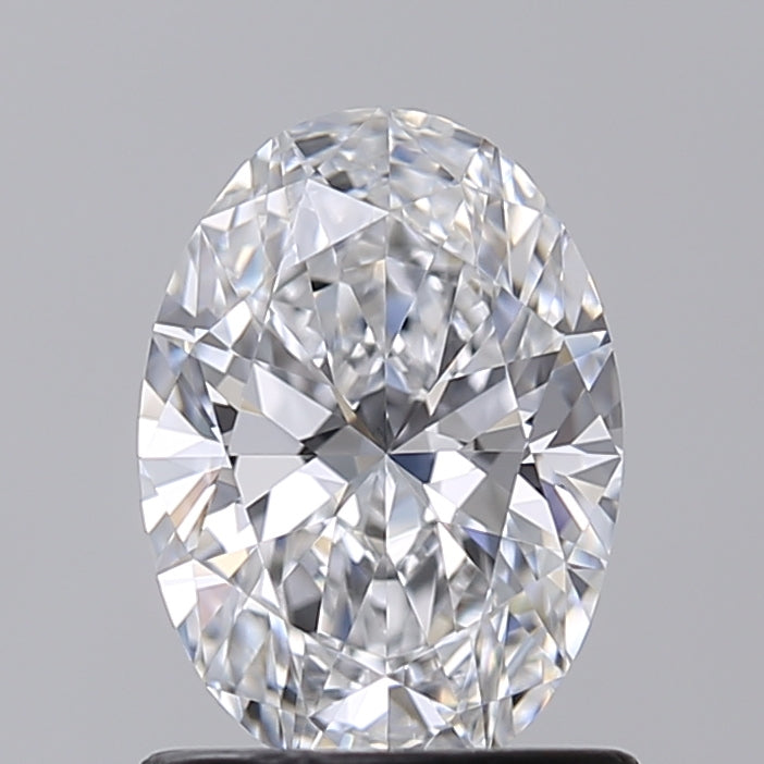 1.00 Carat Oval Shaped, Very Good Cut, D Color, VVS2 Clarity, IGI Certified Lab Grown Diamond