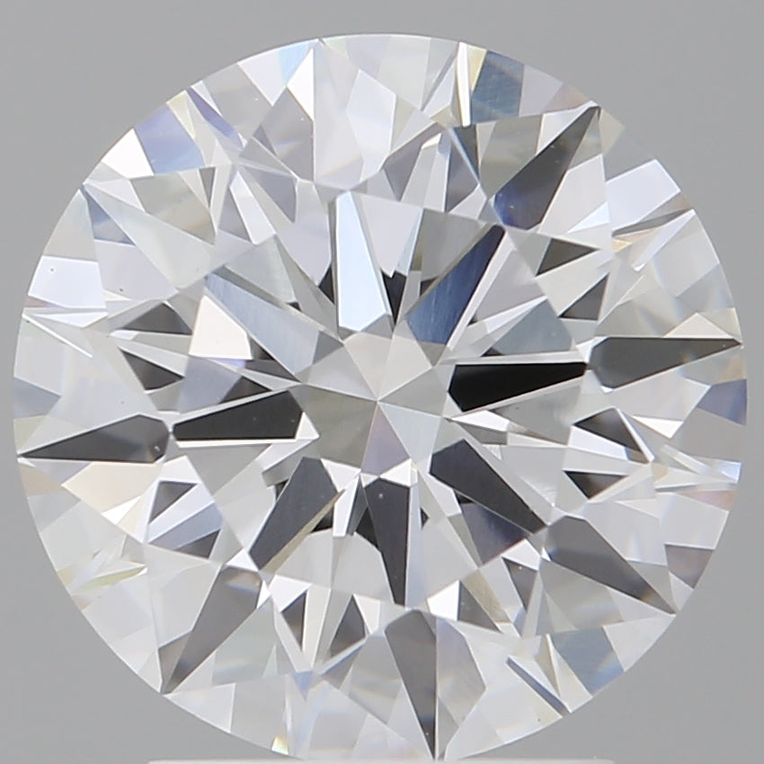 3.10 Carat Round Shaped, Ideal Cut, E Color, VS1 Clarity, IGI Certified Lab Grown Diamond
