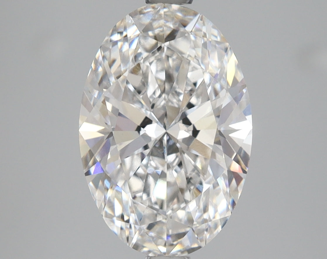 3.17 Carat Oval Shaped, Ideal Cut, E Color, VS1 Clarity, IGI Certified Lab Grown Diamond