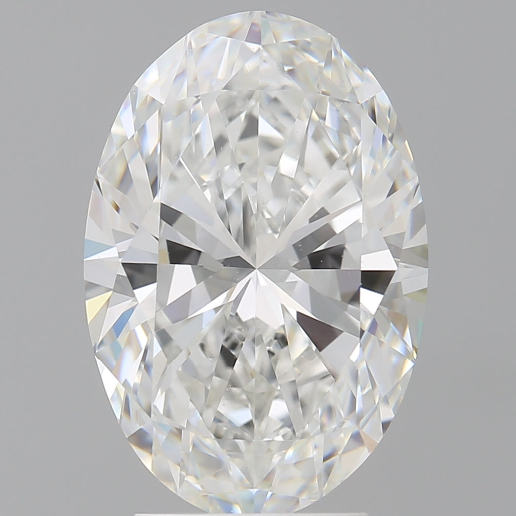 4.04 Carat Oval Shaped, Ideal Cut, E Color, VVS2 Clarity, IGI Certified Lab Grown Diamond