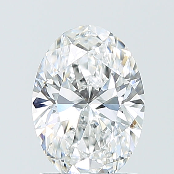 1.55 Carat Oval Shaped, Ideal Cut, D Color, VVS2 Clarity, IGI Certified Lab Grown Diamond